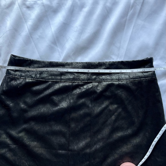 Leith Faux Leather Mini Skirt, small - Picture 6 of 9